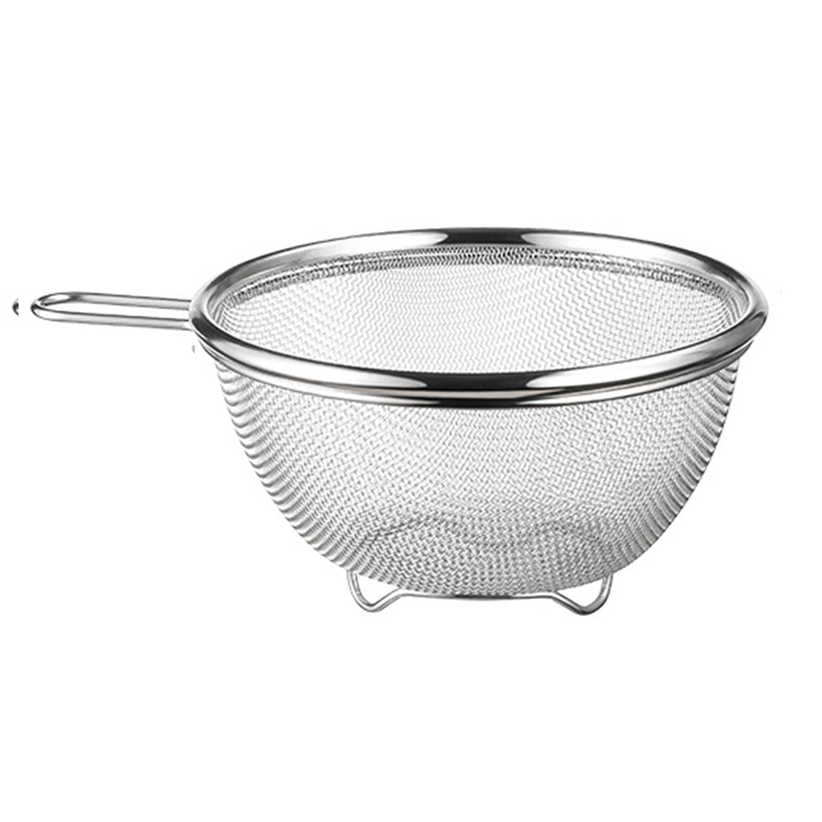 Magideal - Cesta De Arroz De Acero Inoxidable, Colador Microporoso De Acero Inoxidable, Escurridor De Alimentos, Escurridor De Frutas, Colador Para Drenar Alimen Pequeño