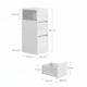 thumbnail image 5 of Set de 2 Veladores Blancos Langnes, 5 of 8