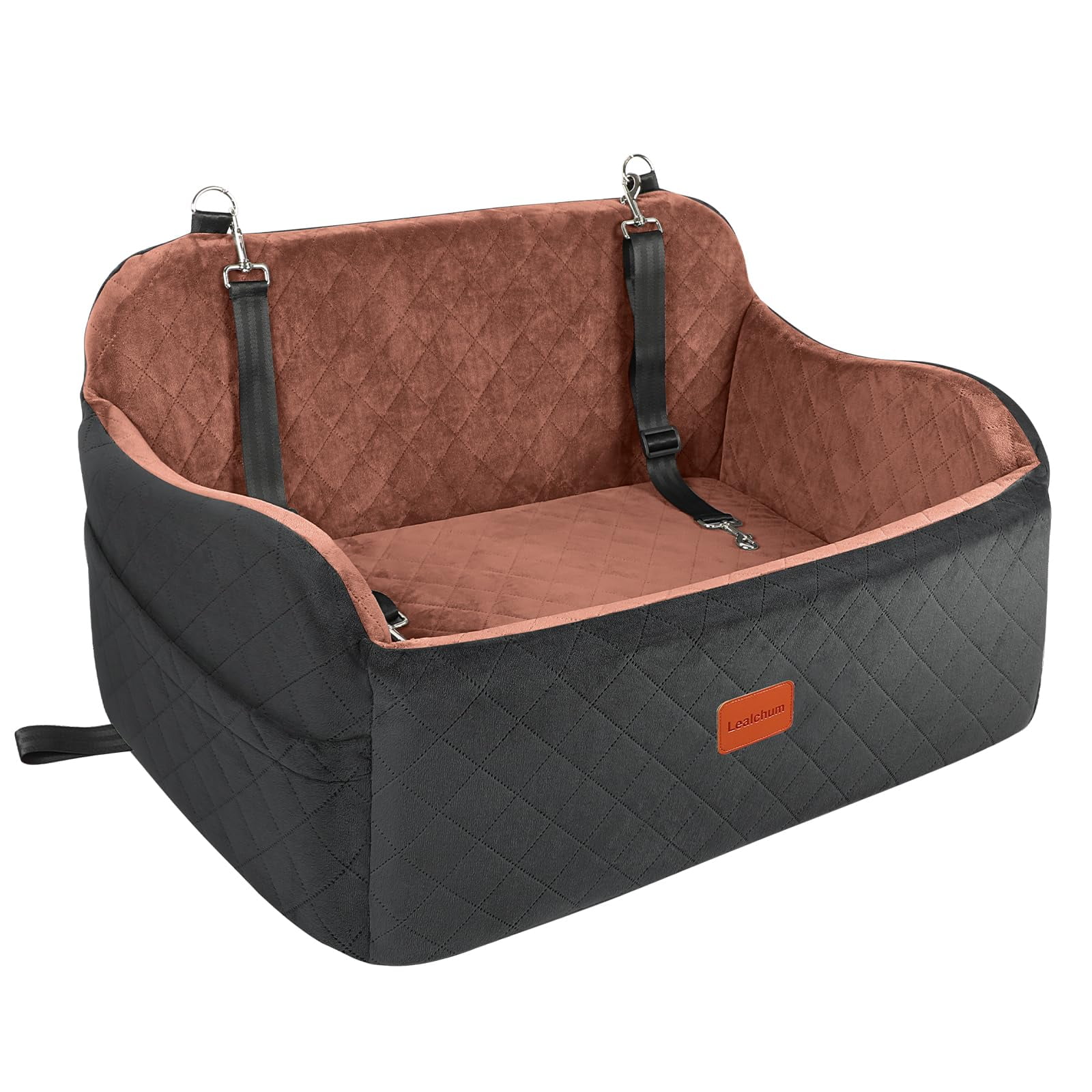 Asiento De Coche Para Perros Lealchum Para Perros De Gran Tamaño, Cama De Espuma Viscoelástica