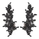 thumbnail image 3 of 1 Par De Apliques De Encaje Para Vestido De Noche, Manualidades De Costura, Chaqueta, Apliques Bordados, Negro, 3 of 5