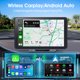 thumbnail image 2 of Estéreo de coche PASLDA portátil inalámbrico CarPlay de 7 pulgadas con cámara, 2 of 9