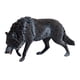 thumbnail image 2 of Mini Estatuilla De Lobo Artesanal, Juguetes De Animales En Miniatura Para Niños, Niñas, Niños, Negro, 2 of 5