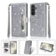 thumbnail image 2 of Funda para FOXDOCK Elegante funda Samsung Galaxy S25 Glitter con cremallera-Ideal para el uso diario, 2 of 5