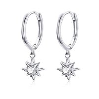 La Garza - Aros Plata Mujer Argolla Estrella Andromeda