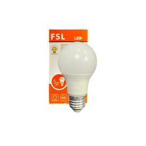 Pack X3 Ampolletas Led A60 5W E27 Universal Luz Cálida Fsl