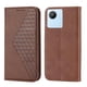 thumbnail image 5 of Funda Flip FOXDOCK para Realme C30 , Estilo Billetera con Diseño Rombo, Correa de Mano y Soporte, Uso Diario, 5 of 6