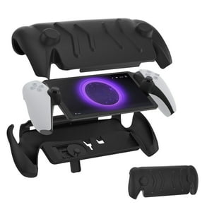 Funda Protectora Aaronmei Para Playstation Portal Negra Con Soporte