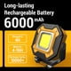 thumbnail image 2 of Luz de Trabajo Recargable CedarAce 6000mAh Impermeable Paquete de 2, 2 of 8