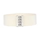 thumbnail image 1 of Cinturón Elástico Ancho, Cinturilla Elástica Para Mujer, Accesorios De Vestir Para Mujer, Color Blanco., 1 of 3