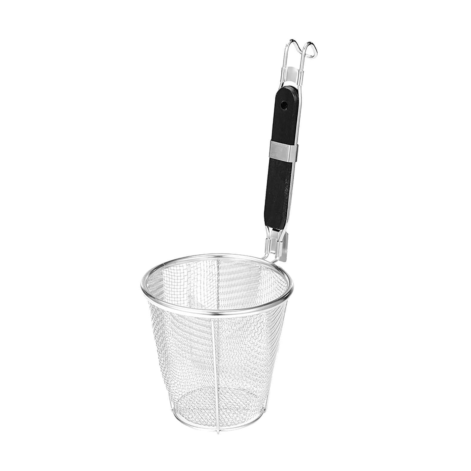 Bothyi - Cesta Para Freír, Espumadera, Colador De Malla Para Cocina, Para Pollo, Barbacoa, Aros De Cebolla, 35x16cm