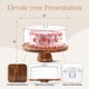 thumbnail image 3 of Soporte para tartas HOMESPHERE de madera de acacia con tapa, 30 cm, multifuncional, 3 of 6