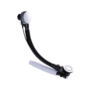 Magideal - Tubo De Drenaje Para Bañera, Manguera De Drenaje Para Bañera, Flexible, Portátil, Desbordamiento, Desagüe De Baño Universal Para Lavabo, Baño, Baño De Distancia Entre Centros 53Cm