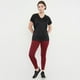 thumbnail image 4 of Polera Mujer Deportiva Poliéster V-Neck Negro Corona, 4 of 5