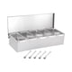 thumbnail image 1 of Caja Organizadora De Condimentos, Botes De Especias Desmontables Con Tapa, Tarro De Condimentos Para Barra, 5 Rejillas, 1 of 5