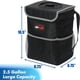 thumbnail image 2 of Bote de basura para coche EPAuto, impermeable, 9,5 L, con tapa, color negro, 2 of 7