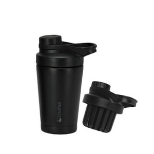 Shaker Vaso Proteina Acero Inoxidable Nutricore 500Ml Lhotse Negro