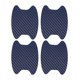 thumbnail image 4 of 4 Pegatinas Para Manija De Puerta De Coche, Antiarañazos, Universales Para Camión, SUV, Azul, 4 of 5