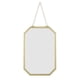 thumbnail image 1 of Espejo Octágono Metal Colgante con Cadena Taller Sin Fronteras, 1 of 3