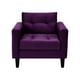 thumbnail image 1 of Sofa Retro 1c Felpa 00 Morado, 1 of 6