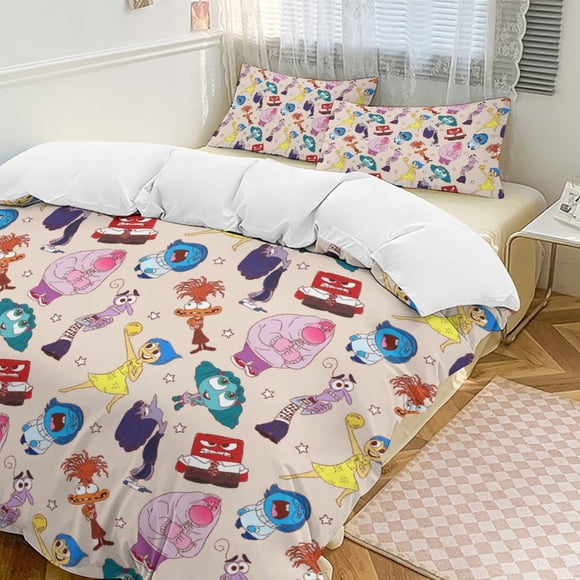 Khaki Inside Out Comforter Set Soft 3 Pcs Twin Bedding Sets Thicken for All Season