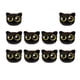 thumbnail image 1 of 10 Piezas De Cuentas De Cabeza De Gato, Cuentas De Gatito Para Pulseras, Adornos, Cuentas Con Ojos Negros Y Amarillos, 1 of 5