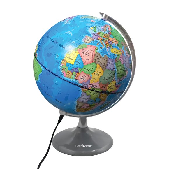 Globe Planetarium Lexibook Luminous 2 en 1 para día/noche con USB