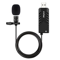 Fifine Technology - Micrófono De Solapa Usb Lavalier Fifine Clip-On Cardioid Condensador