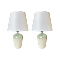Genérica - Lámpara De Velador Mesa Decoración Dormitorio Living Minimalista Moderna E27 Pack De 2