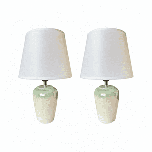 Genérica - Lámpara De Velador Mesa Decoración Dormitorio Living Minimalista Moderna E27 Pack De 2