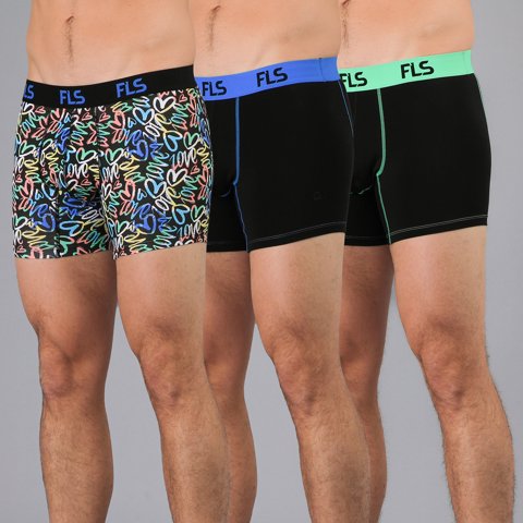 Pack 3X Boxer Medio Fls Flores Hombre 25594-252