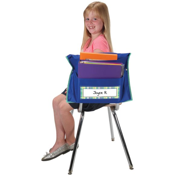 Caddy Really Good Stuff - Pack de 6 bolsillos de almacenamiento doble para sillas