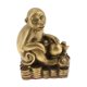 thumbnail image 2 of Figura Decorativa De Doce Animales Chinos De Latón Puro, Amuleto De La Suerte, Mono, 2 of 5