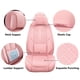 thumbnail image 3 of Fundas de asiento de coche NS YOLO Universal de piel rosa, 5 asientos, 3 of 9