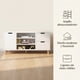 thumbnail image 3 of Rack Tv 120x30x55cm 2 Tiras 1 Puerta Melamina Homer Design Blanco, 3 of 8