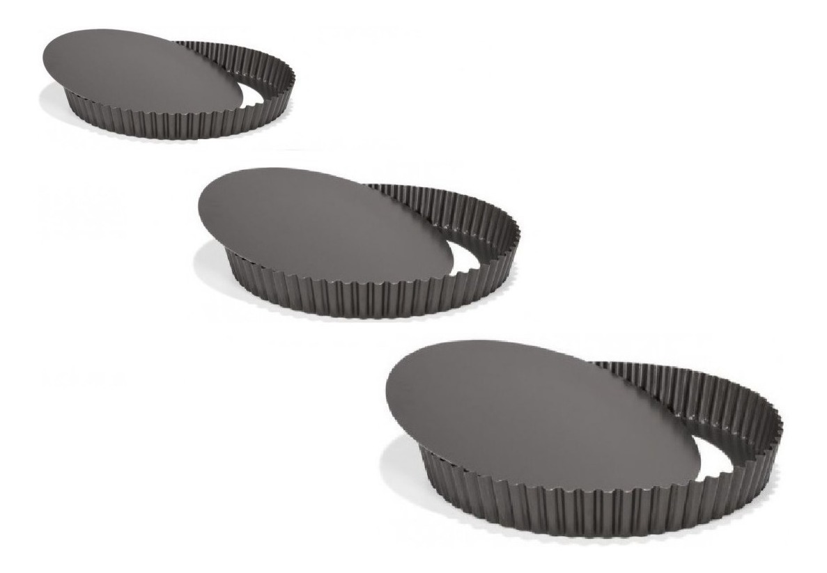 Genérico - Pack X3 Molde Desmontable Moldes Desmontables Moldes 24Cm