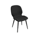 thumbnail image 1 of Silla De Comedor Con Tapiz Lino Gabriel Negro, 1 of 3