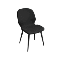 Habita2 Chile - Silla De Comedor Con Tapiz Lino Gabriel - Negro