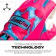 thumbnail image 4 of Guantes de Bateo Franklin Sports Juvenil Talla Mediana Rosa/Azul, 4 of 6