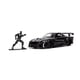 thumbnail image 1 of Auto de juguete Jada Marvel Black Panther Mazda RX7 1995 1:32 con figura, 1 of 4