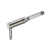 Conector Jack 90° Mono Plug 6,3 Mm Angulo Recto, Metálico Roxtone