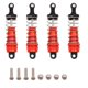 thumbnail image 3 of Amortiguadores Treehobby 80 mm Rojo (paquete de 4) para coche RC, 3 of 4