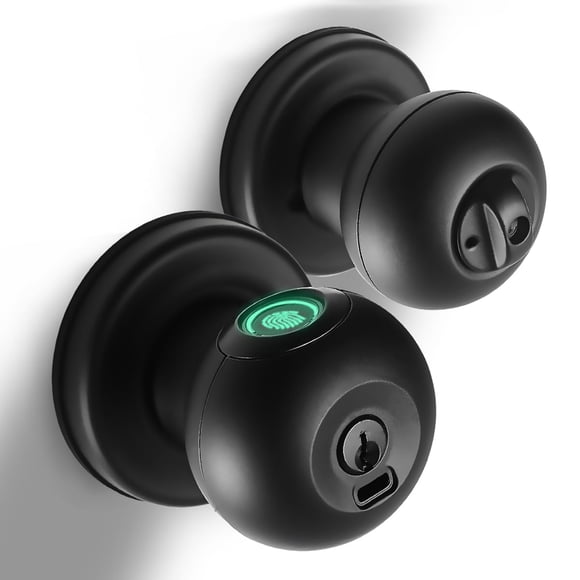 Cerradura de puerta con huella digital Buoan Smart Biometric Black