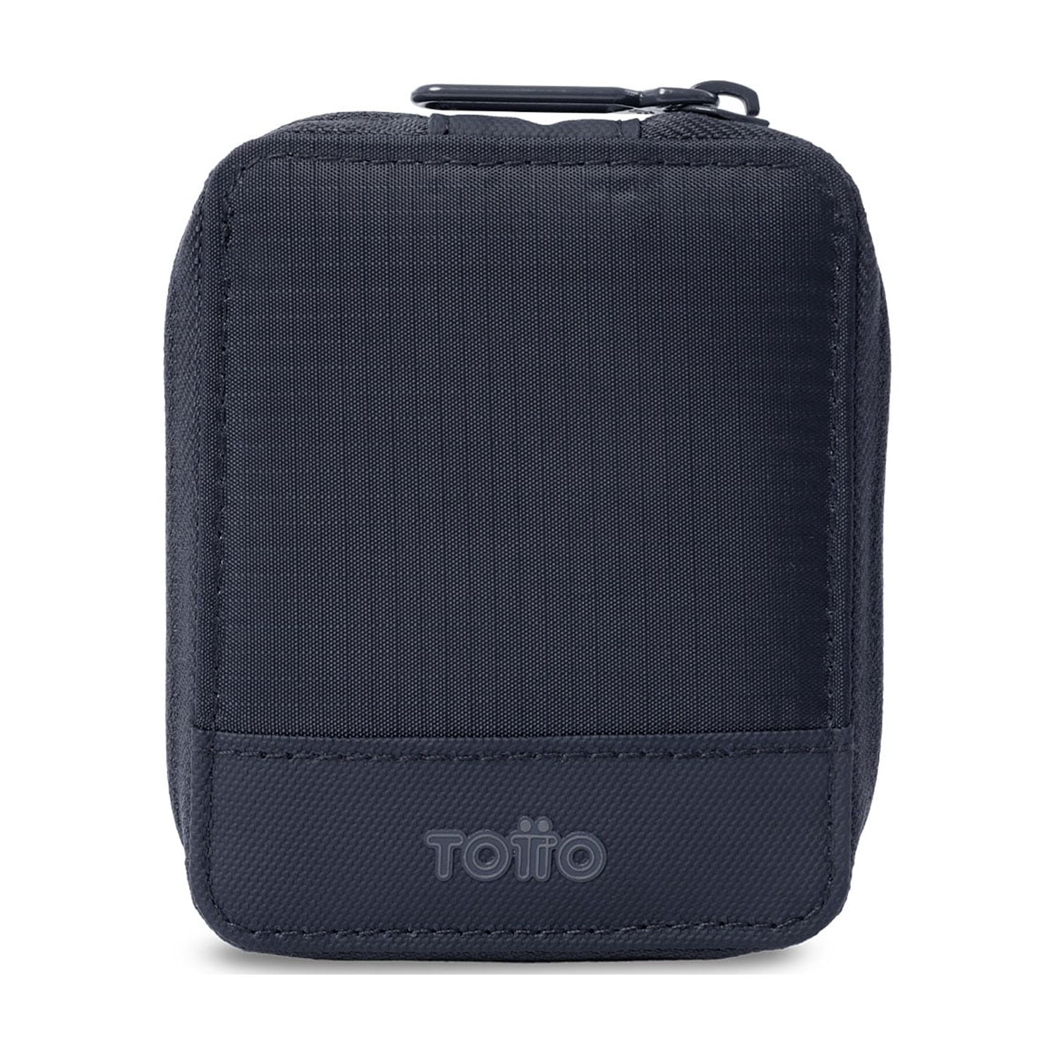 Totto - Billetera Hombre Wood Mediana Con Rfid Blocker Azul
