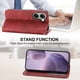 thumbnail image 3 of Funda Flip FOXDOCK para Xiaomi Poco X7 Pro , Estilo Billetera con Diseño Rombo, Correa de Mano y Soporte, Uso Diario, 3 of 6