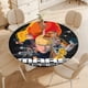 thumbnail image 4 of Mars Express theme Fitted Round Tablecloths Elastic Edged Table Covers Waterproof Table Cloth For Kitchen Holiday Party Tables Decor 150cm, 4 of 6