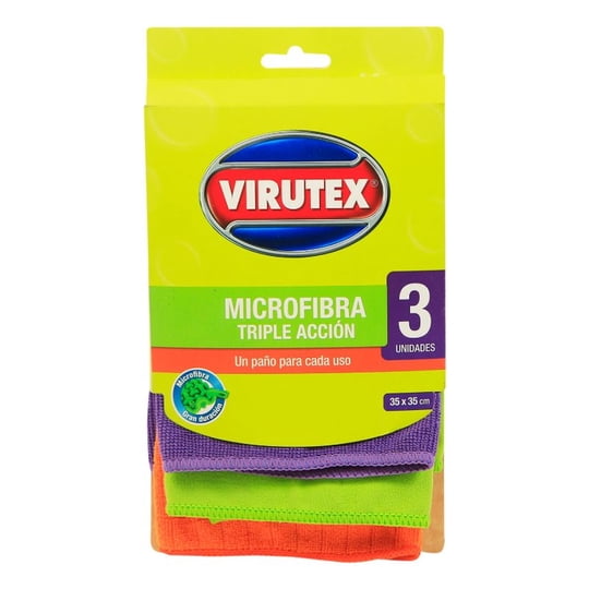 Paño Microfibra Triple Acción 3 Un Virutex