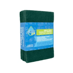 Purity Eco - Esponja Fibras Para Trabajos Dificiles Pack 5 Unidades