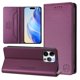 thumbnail image 2 of Funda Billetera con Soporte para iPhone 14 Pro Max Bloqueo RFID Plegable Violeta, 2 of 6
