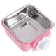 thumbnail image 1 of Cuenco para perros de acero inoxidable extraíble y colgante para comida y agua, cuencos para jaulas de mascotas, 1 of 8