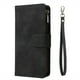 thumbnail image 3 of Flip Wallet PU Leather Case For IPhone 14 13 12 11 Pro X XS Max XR 8 7 6 6s Plus SE 2020 2022 4G 5G Card Slot Zipper Strap Phone Bag Cover, 3 of 3